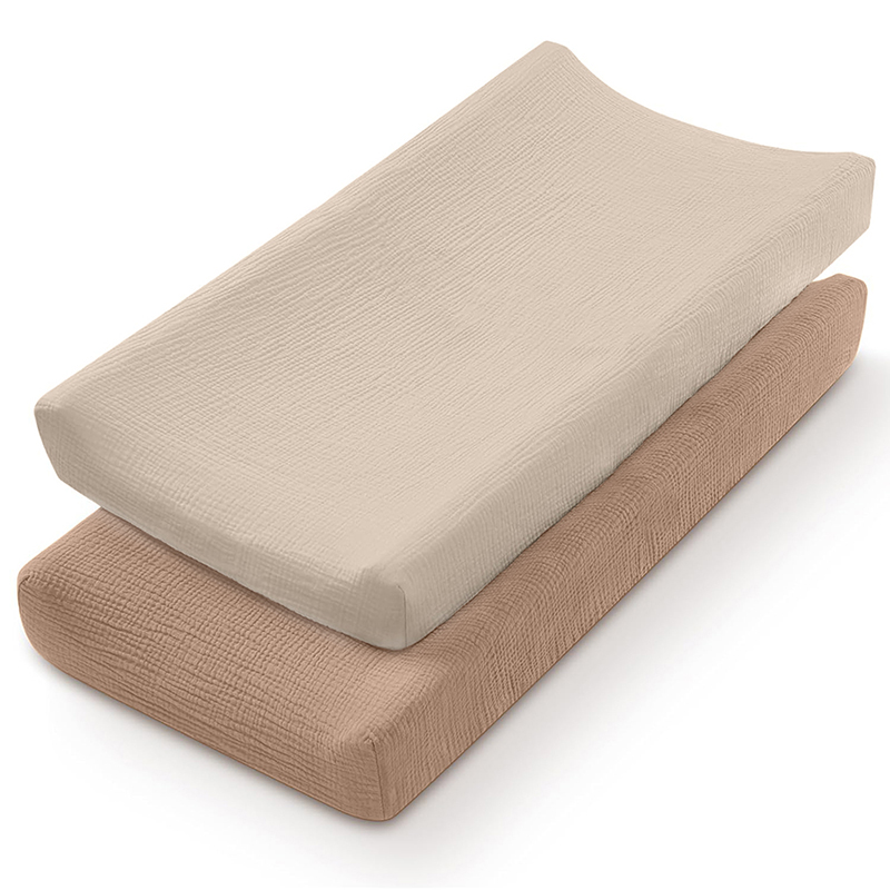 Diaper Changing Mat - 2PCS Diaper Changing Pad Cover 100%