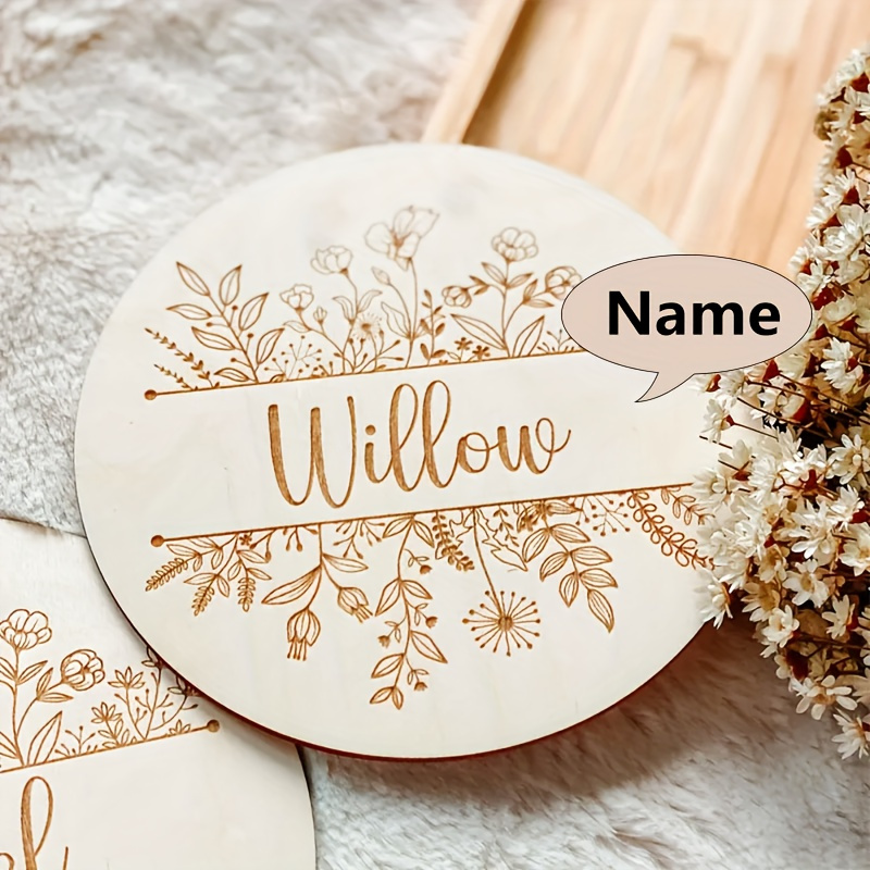 Personalized Floral Engraved N - Baby Products Decoration recension och pris