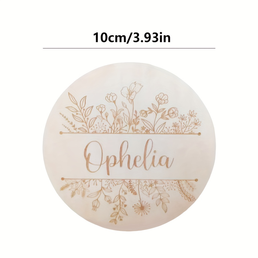Personalized Floral Engraved N - Baby Products Decoration recension och pris