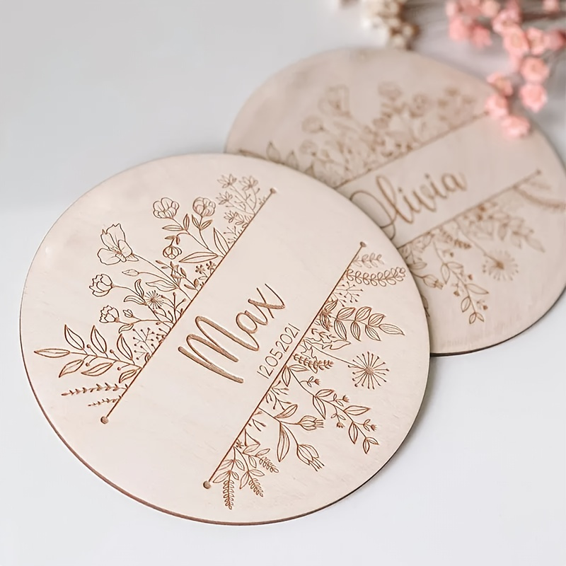 Personalized Floral Engraved N - Baby Products Decoration recension och pris