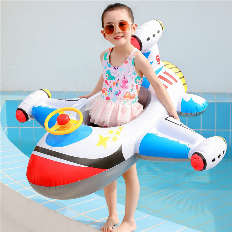Baby Swimming Circle Airplane  - Baby Products For Summer recension och pris