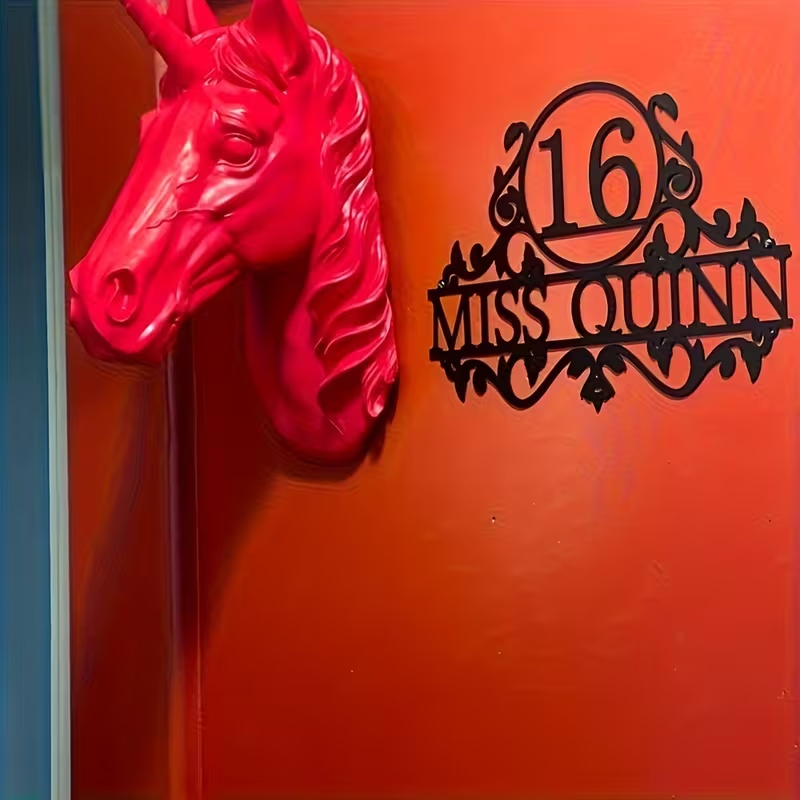 Custom Metal House Number & St - Baby Products Decoration recension och pris