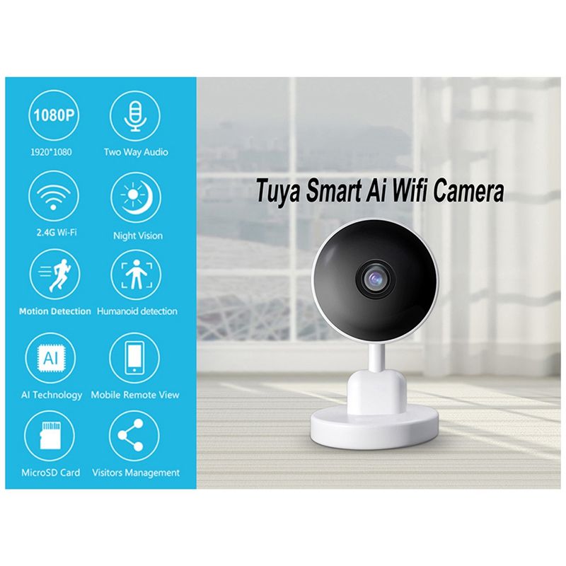 Essential Indoor Wifi Tuya Cam - Wireless Baby Monitor recension och pris