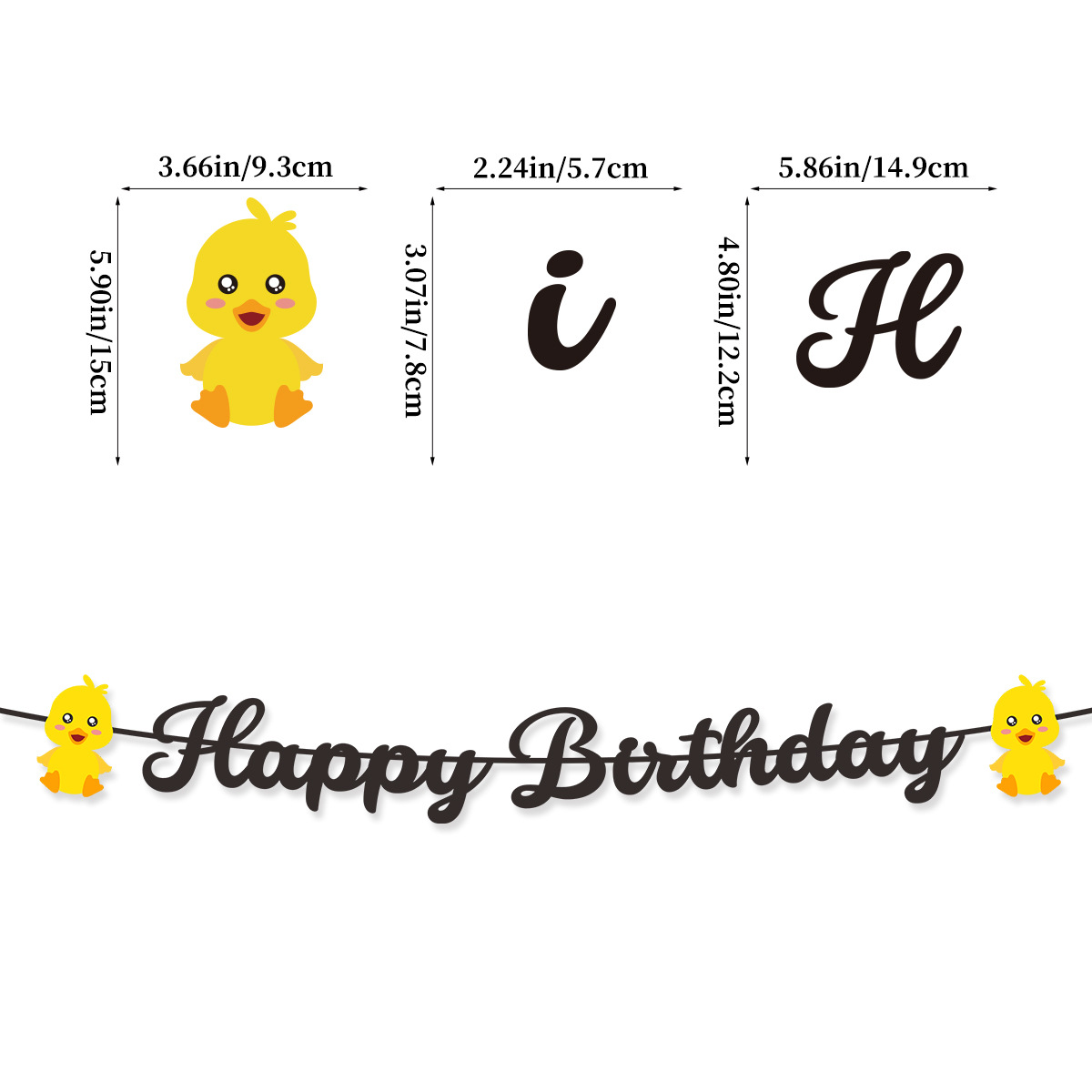 Cute Swim Duck Theme Happy Bir - Baby Products For Summer recension och pris