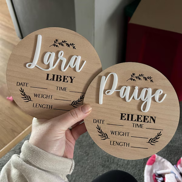 1Pc Custom Baby Announcement S - Baby Products Decoration recension och pris