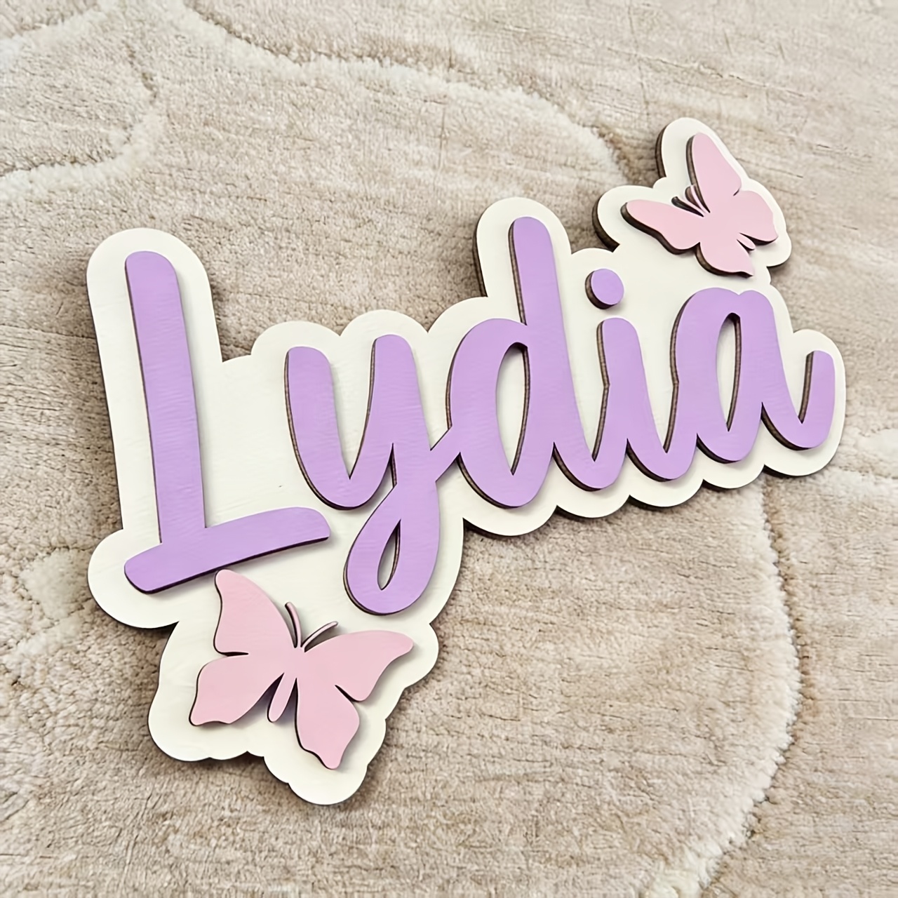 Personalized Blue & Pink Butte - Baby Products Decoration recension och pris