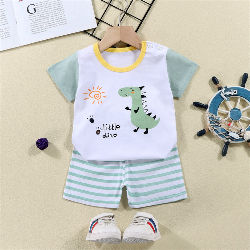Cotton Tees+Shorts 2-piece Tra - Baby Products For Summer recension och pris
