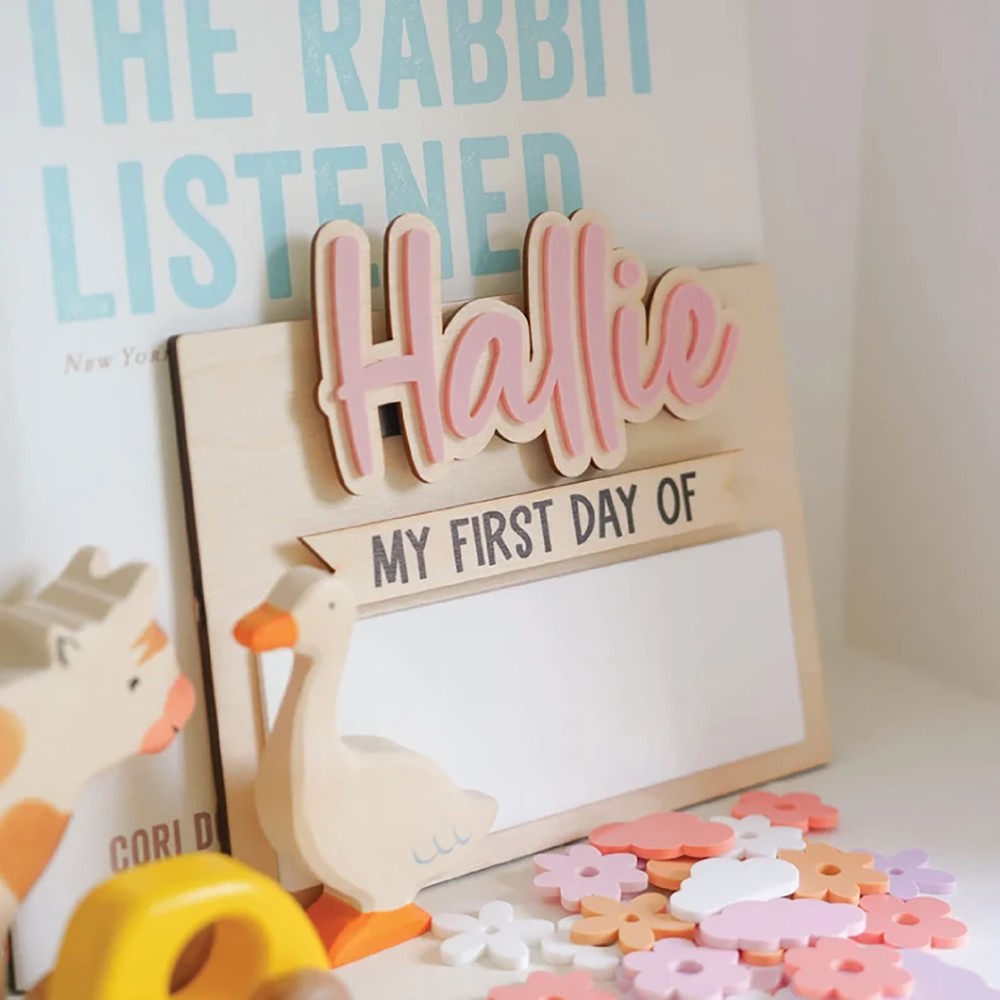 1Pc Custom First and Last Day  - Baby Products Decoration recension och pris