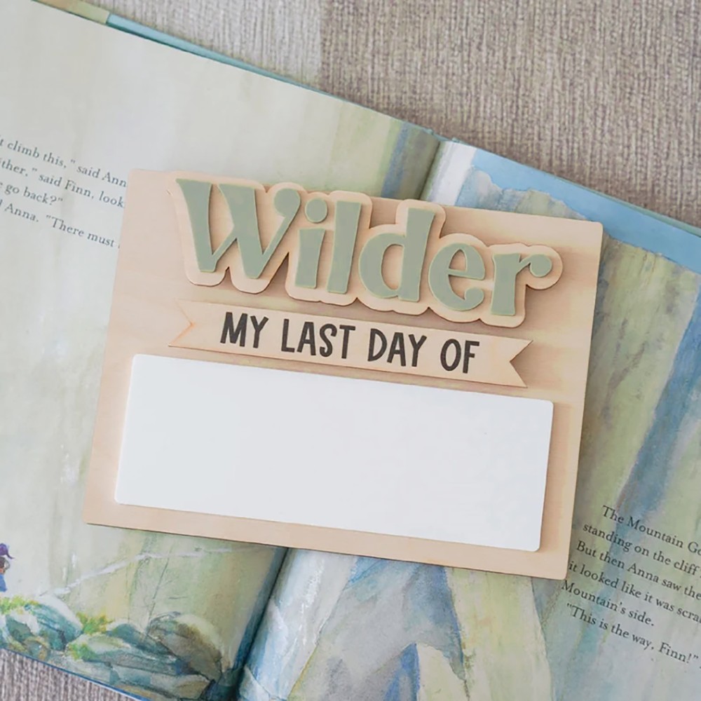 1Pc Custom First and Last Day  - Baby Products Decoration recension och pris