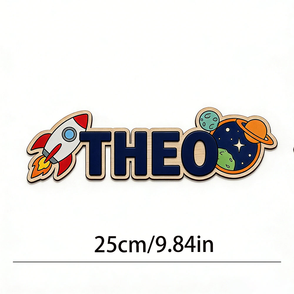 Personalized Space Rocket Name - Baby Products Decoration recension och pris