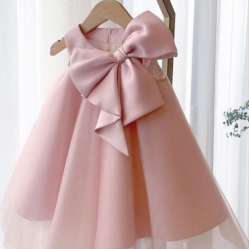 Summer Big Bow Baby Girl Dress - Baby Products For Summer recension och pris