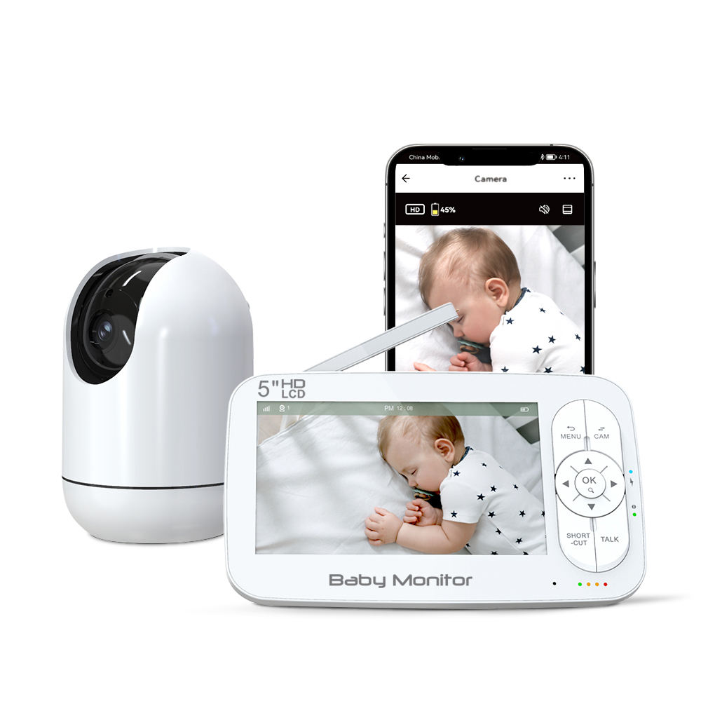5Inch 2MP 1080P  APP Remote Co - Wireless Baby Monitor recension och pris