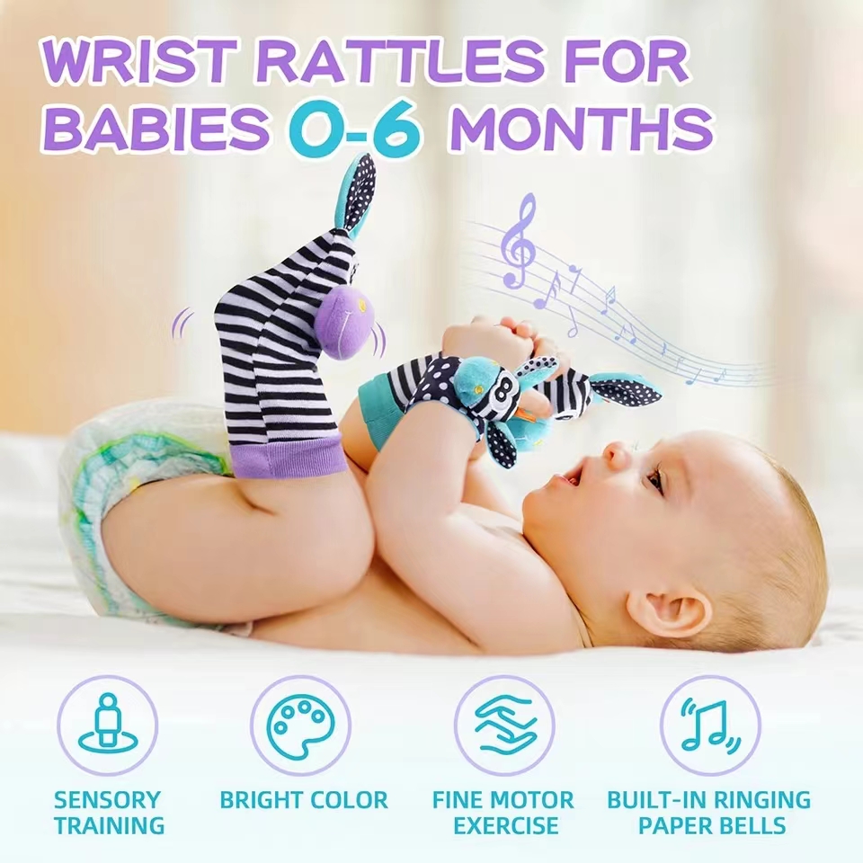 Baby Infant Wrist Rattle Socks - Baby Products Game recension och pris