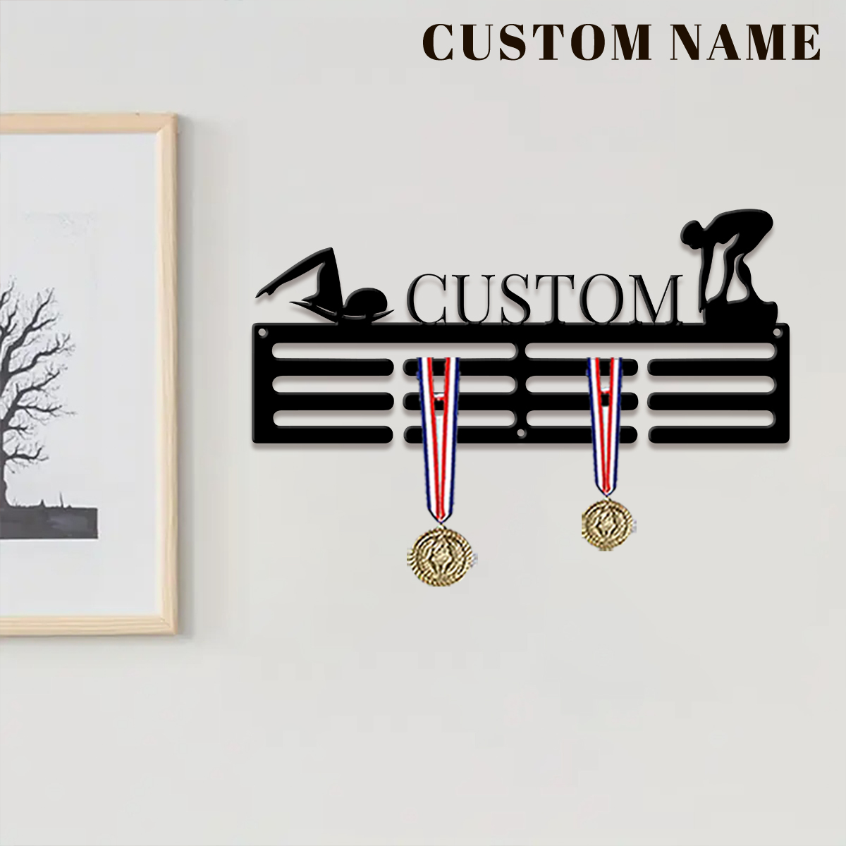 1pc Custom Swimming Metal Meda - Baby Products Decoration recension och pris