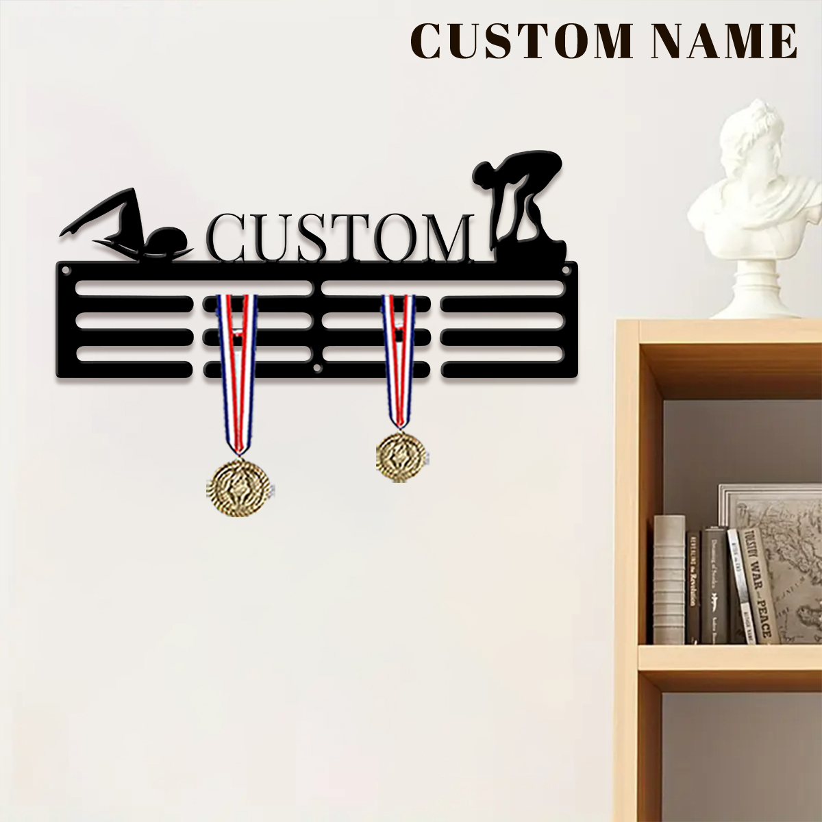 1pc Custom Swimming Metal Meda - Baby Products Decoration recension och pris