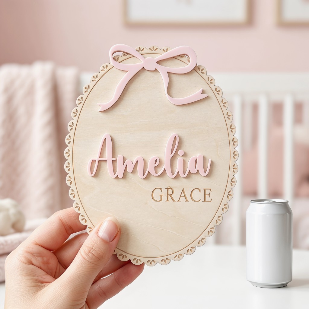 1Pc Custom Bow Lace Edge Baby  - Baby Products Decoration recension och pris