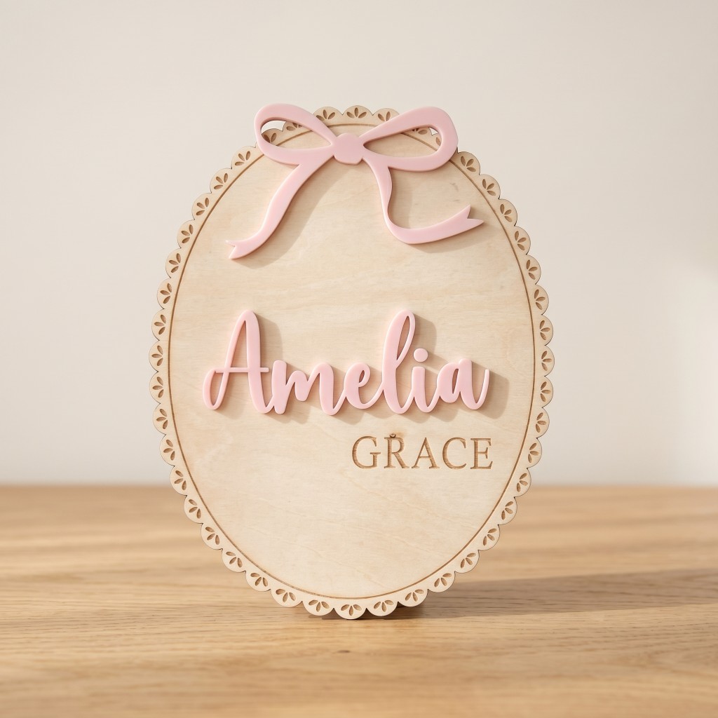 1Pc Custom Bow Lace Edge Baby  - Baby Products Decoration recension och pris