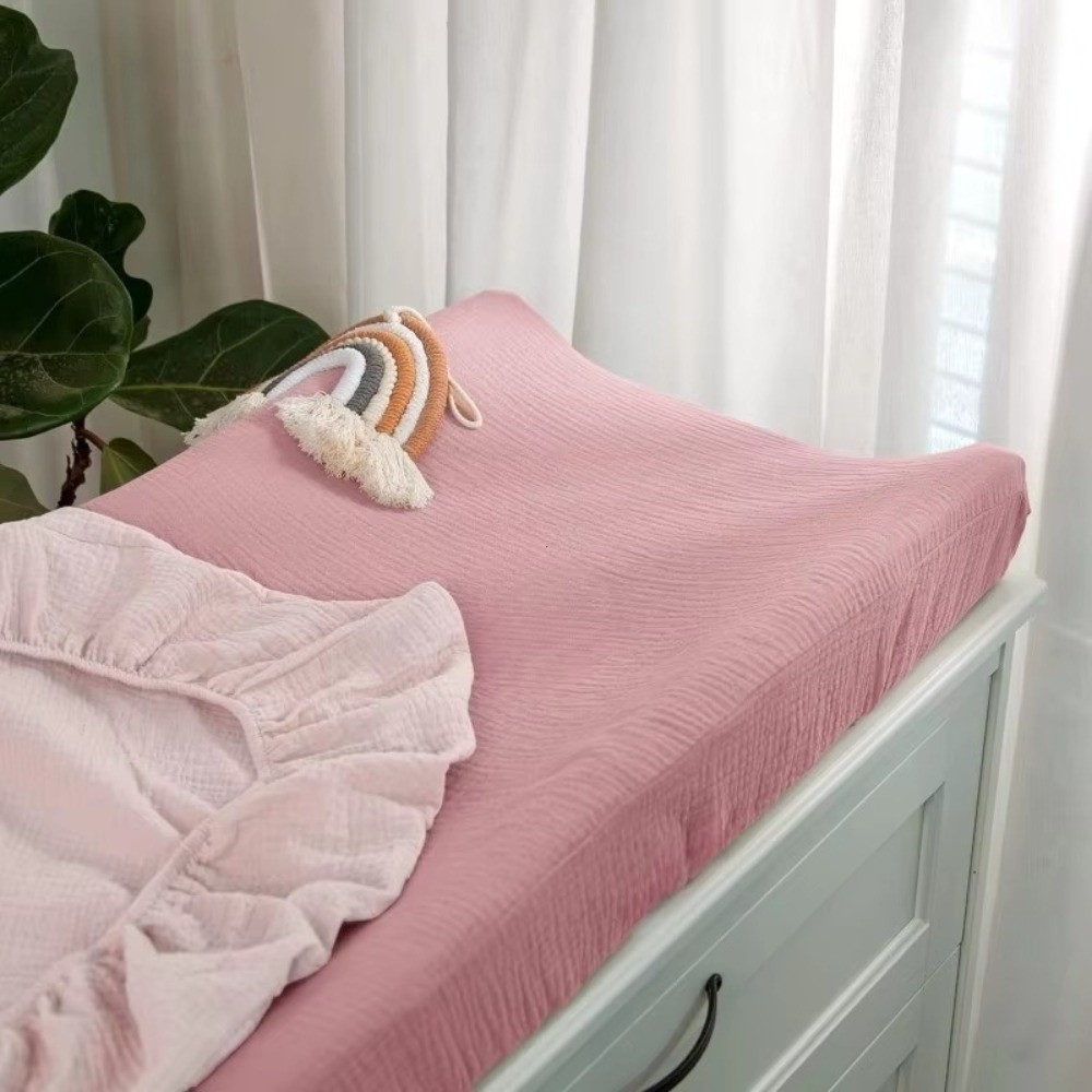 2PCS Breathable Cotton Diaper  - Diaper Changing Mat recension och pris