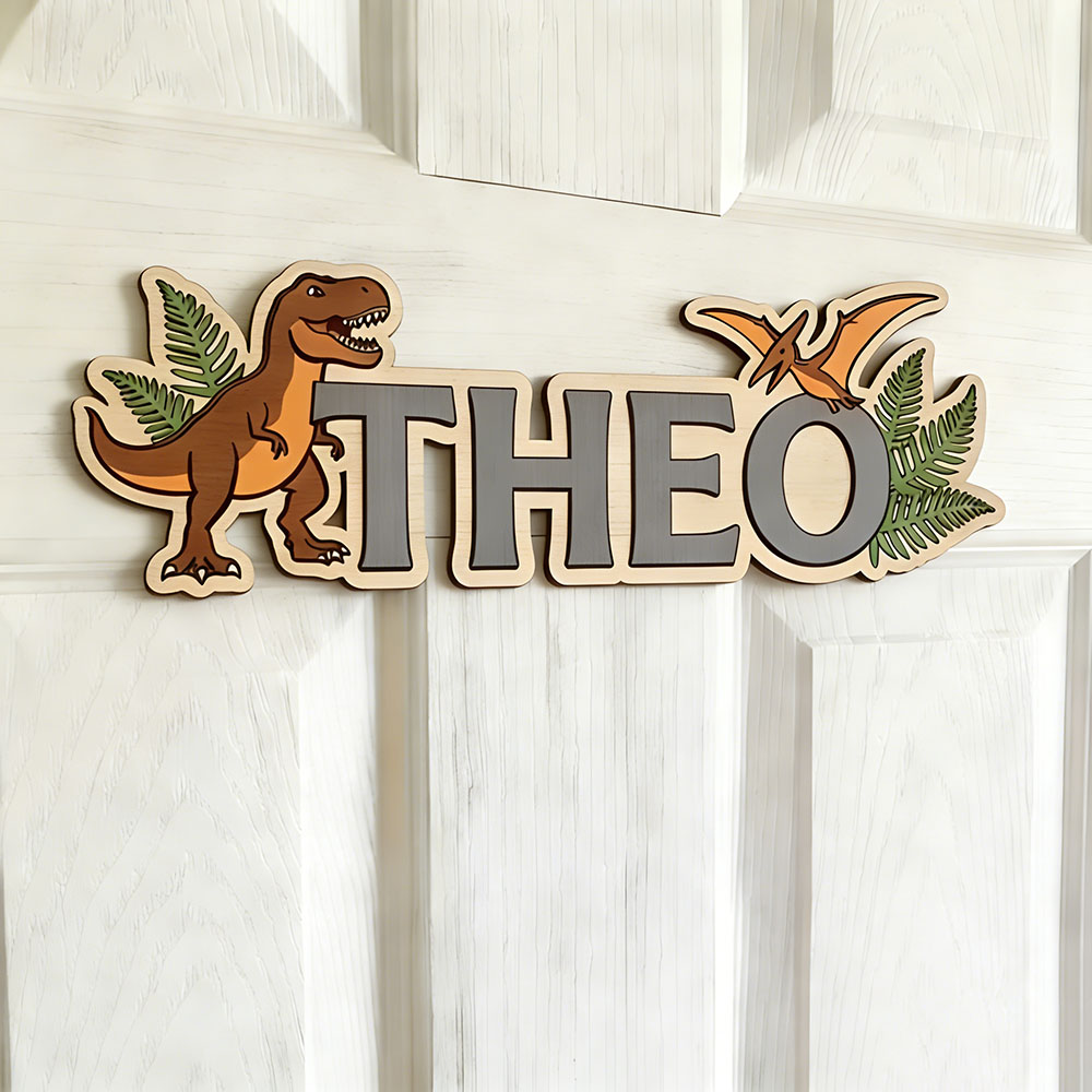 Personalized Dinosaur Name Sig - Baby Products Decoration recension och pris