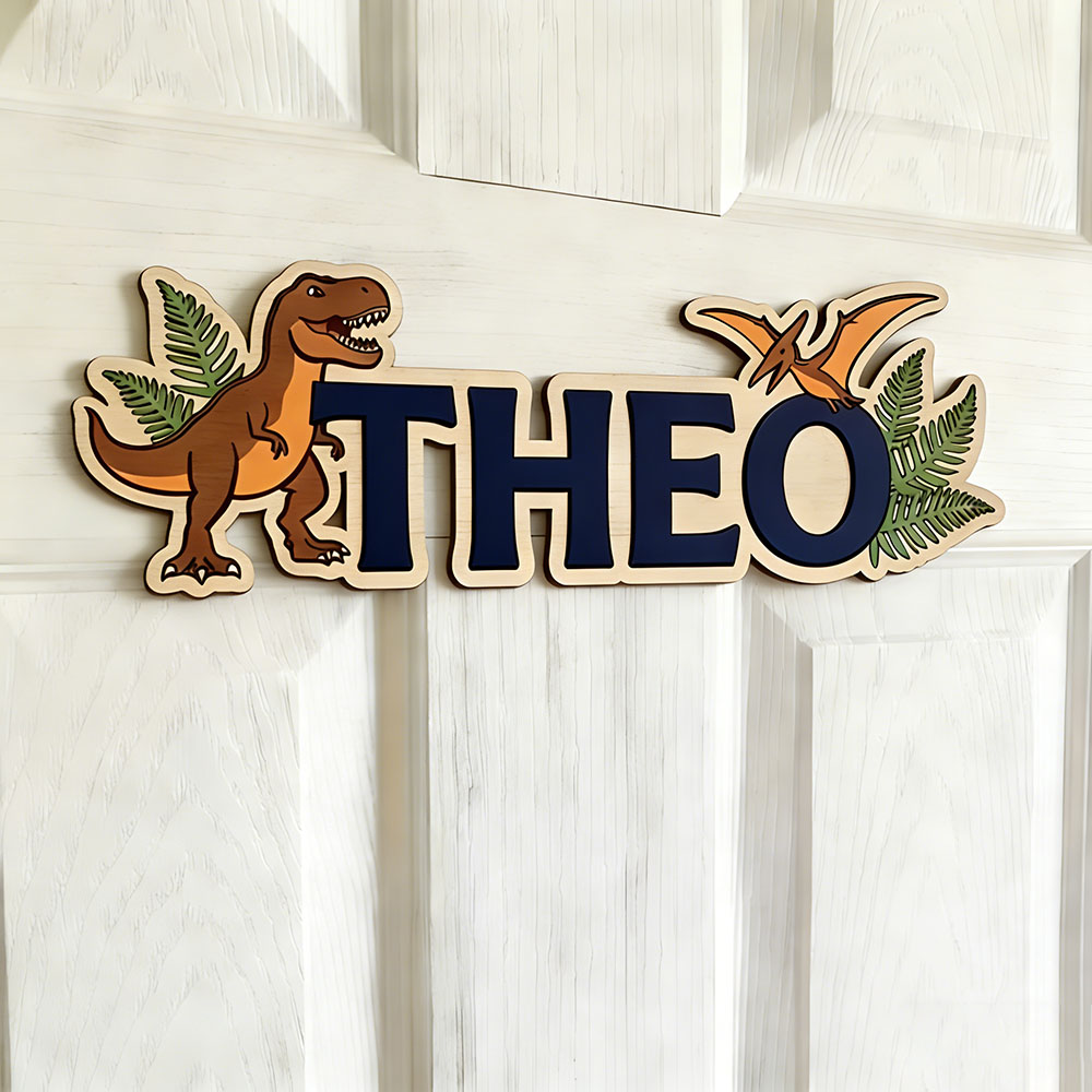 Personalized Dinosaur Name Sig - Baby Products Decoration recension och pris
