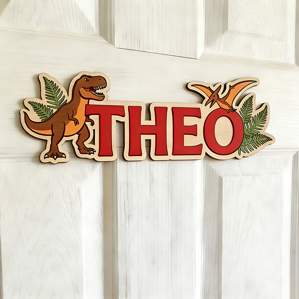 Personalized Dinosaur Name Sig - Baby Products Decoration recension och pris