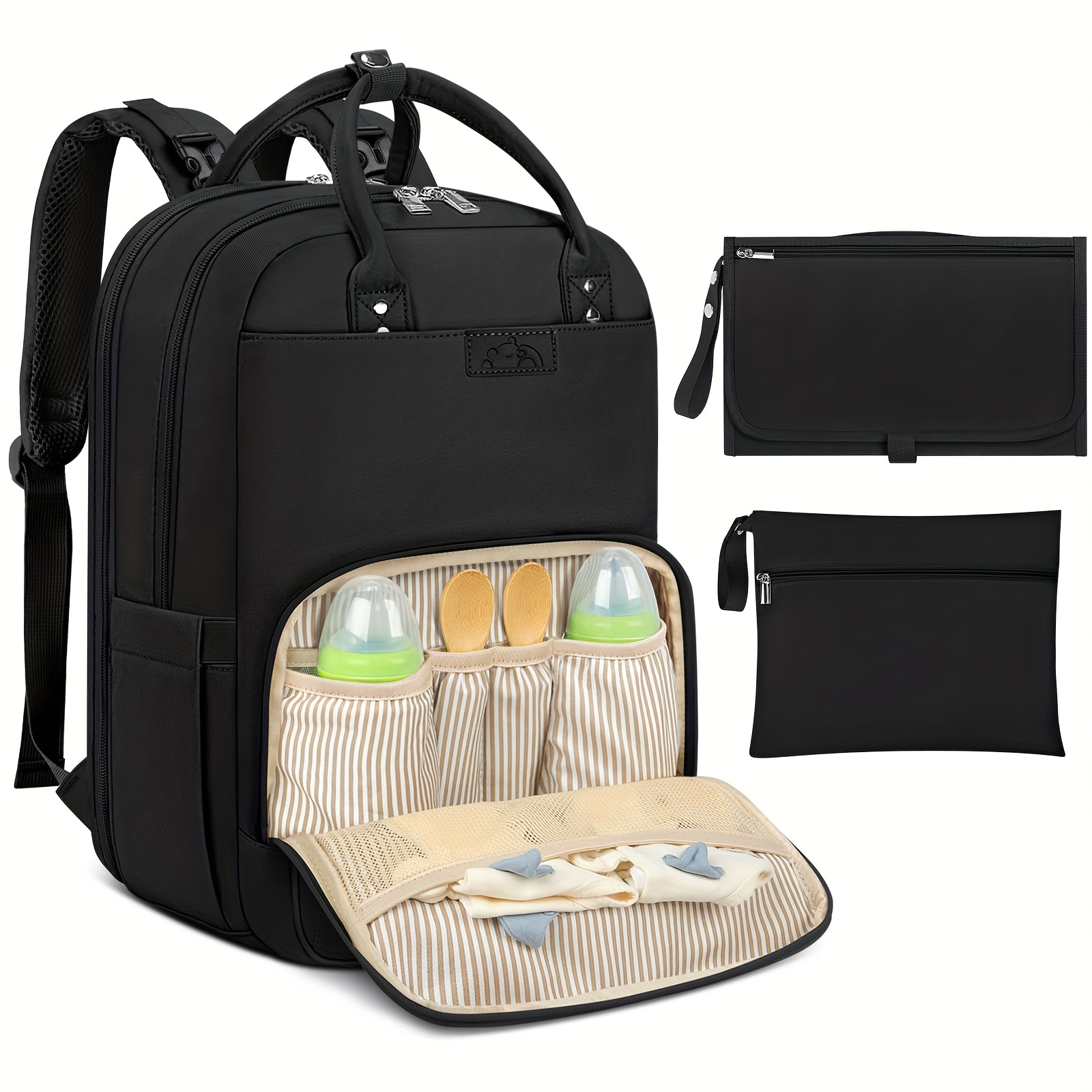 NEWHEY Changing Bag Backpack w - Diaper Changing Mat recension och pris