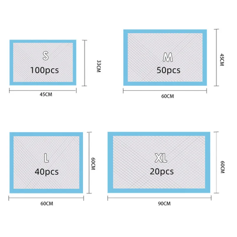 100/50/40/25PCS High Absorbent - Diaper Changing Mat recension och pris