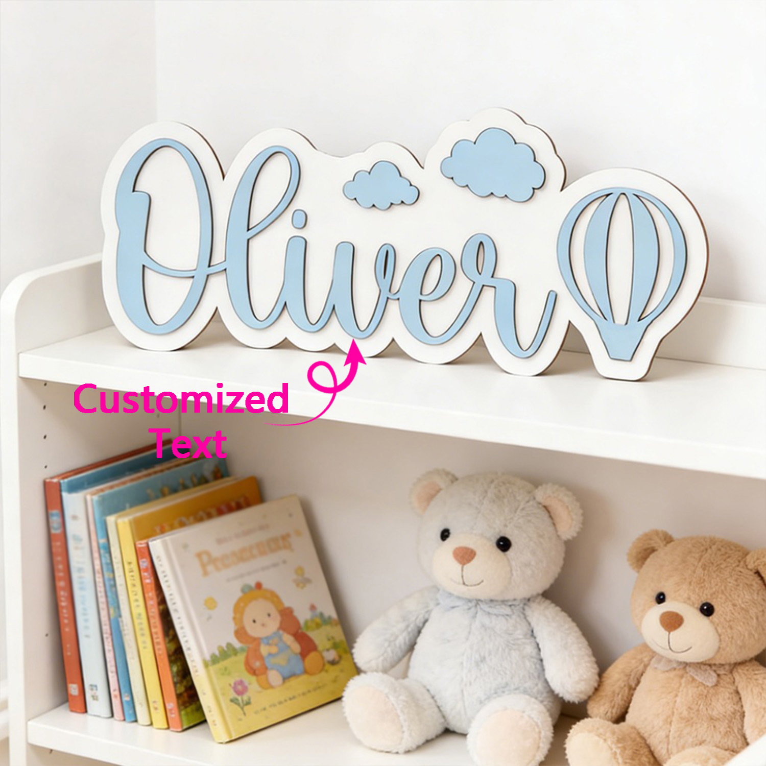 Personalized Hot Air Balloon & - Baby Products Decoration recension och pris