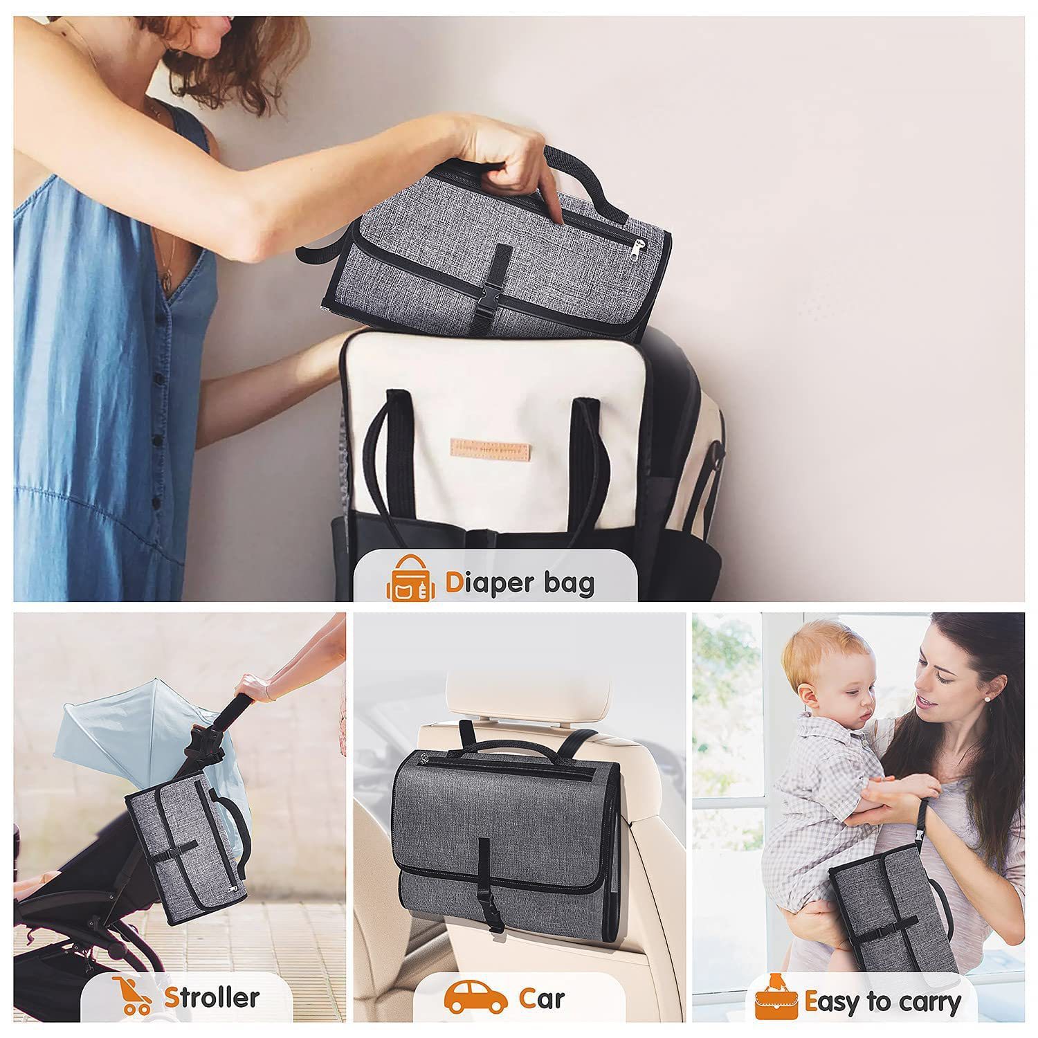 Foldable Baby Diaper Changing  - Diaper Changing Mat recension och pris