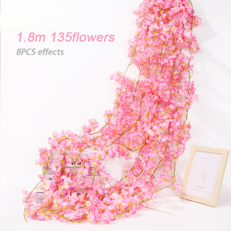 1.8m Pink Cherry Blossom Artif - Baby Products Decoration recension och pris